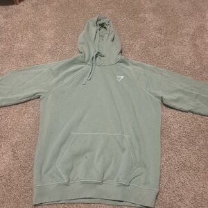 Green gymshark sweatshirt